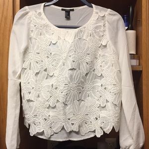 White lace top